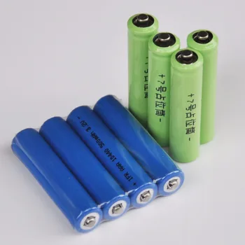 4KS IFR 3.2 v 10440 dobíjecí LiFePo4 baterie AAA 500mah lithium-ion cell + 4ks falešné baterie pro digitální kamery, hračky
