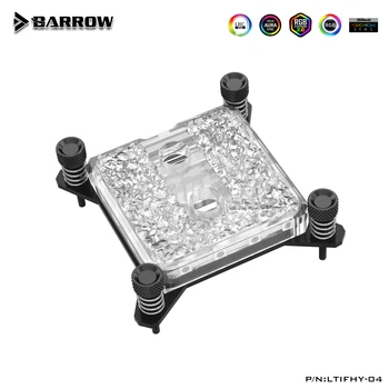 Barrow INTEL CPU vodní blok použití fo INTEL LGA115X 1150 1151 1155 1156 /1200 1700 LTIFH-04 Akryl/Full měď /A-RGB 5V 3PIN