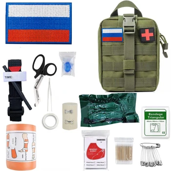 Taktická first aid kit cestovní Ruch Vybavení Survival Kit Molle Venkovní Zdravotnických Zařízení Nouzového Izraelský obvaz Pro Kempování, pěší Turistika